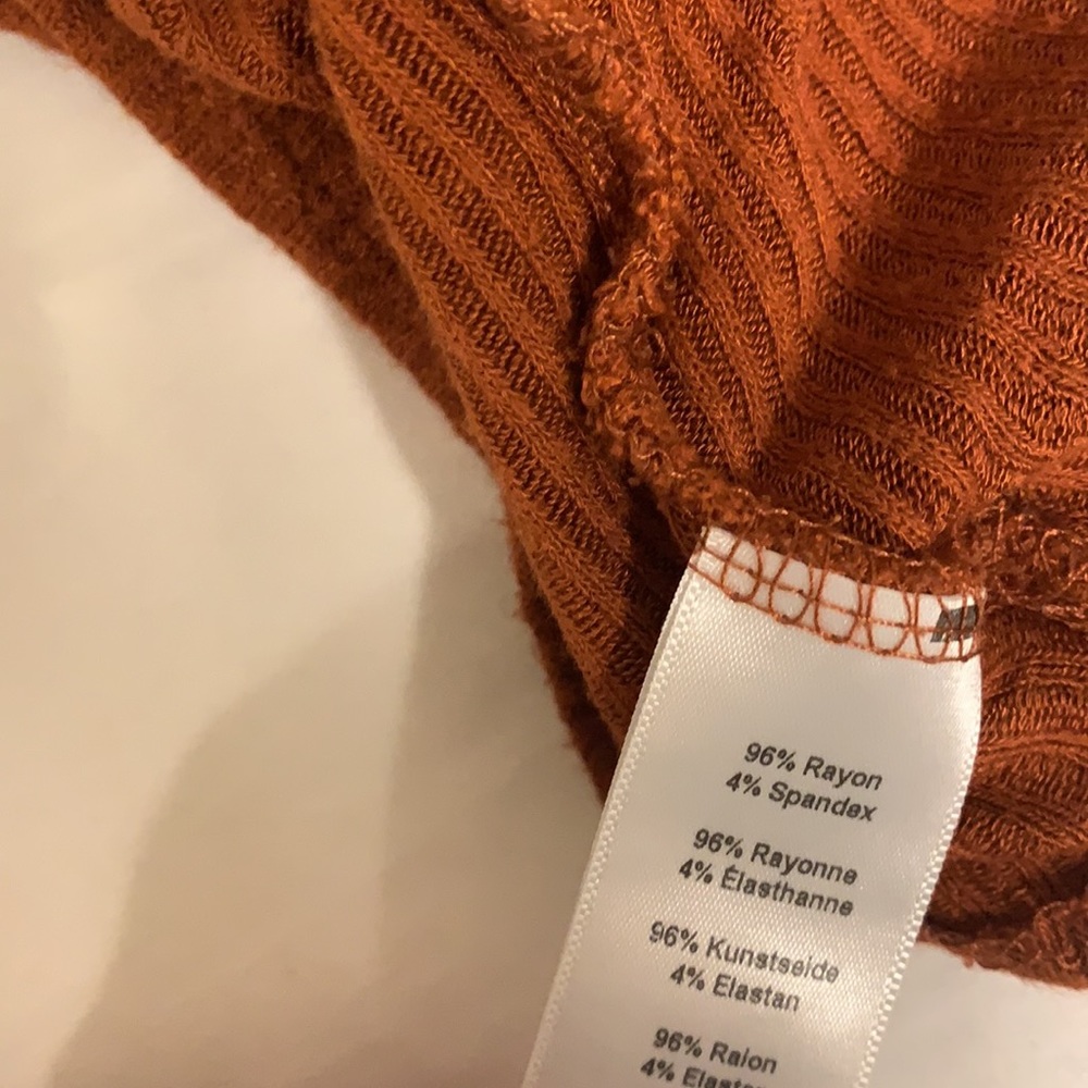 Project Social T Rust Orange Bailey Wrap Tee - Picture 9 of 9